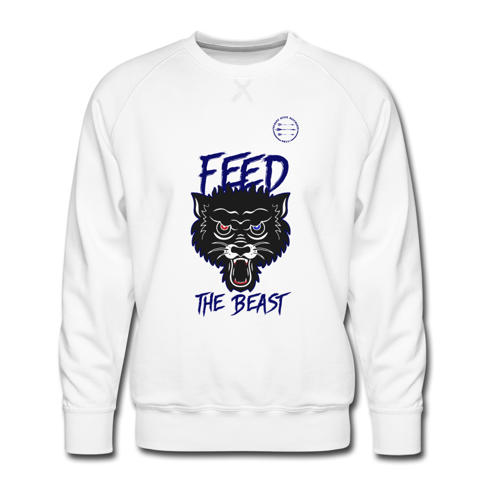 Men’s Feed the Beast Sweatshirt - white