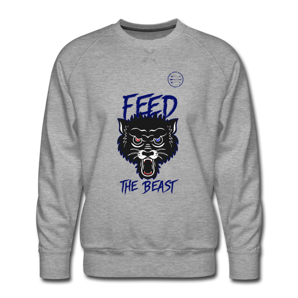 Men’s Feed the Beast Sweatshirt - heather grey