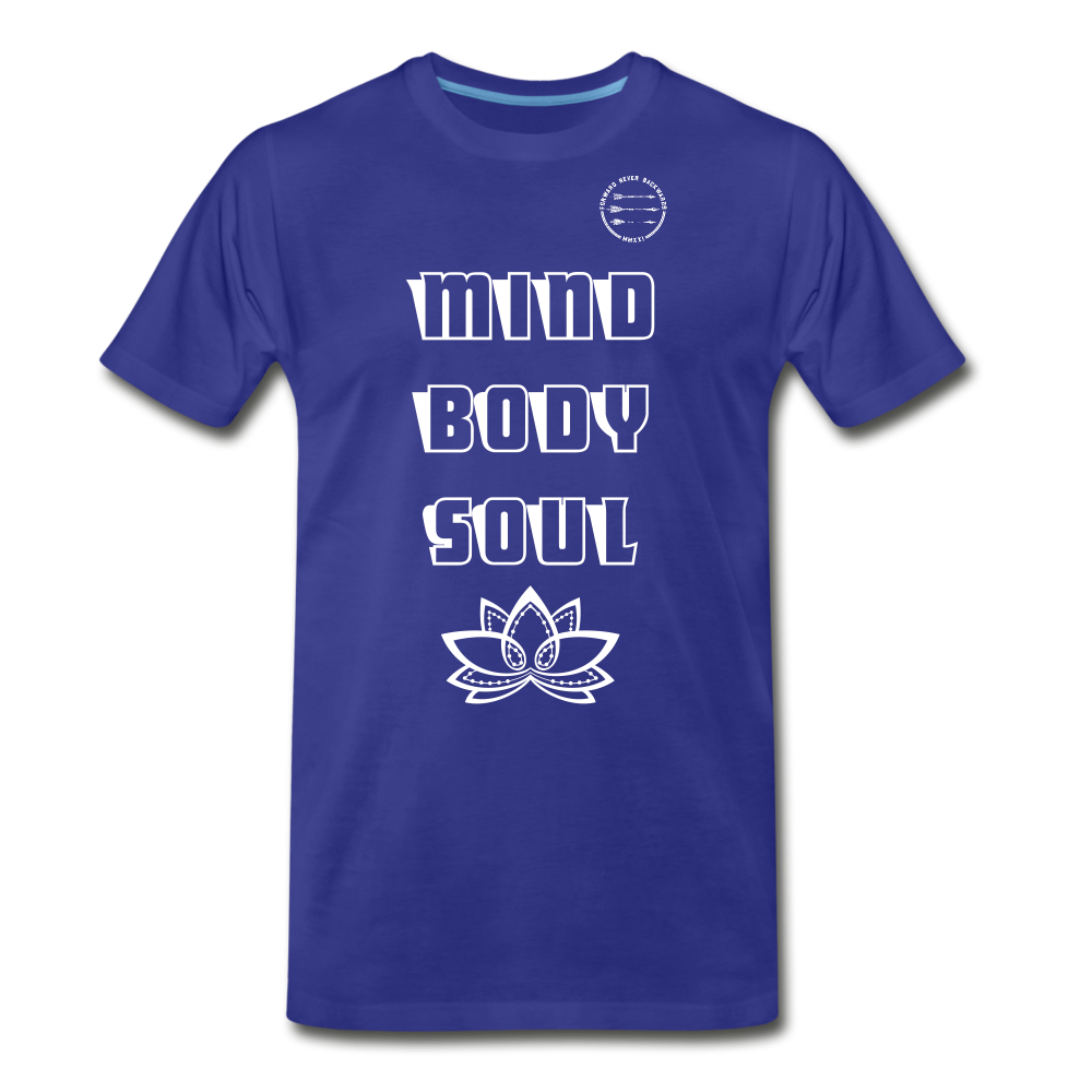 Men's Mind Body Soul T-shirt - royal blue