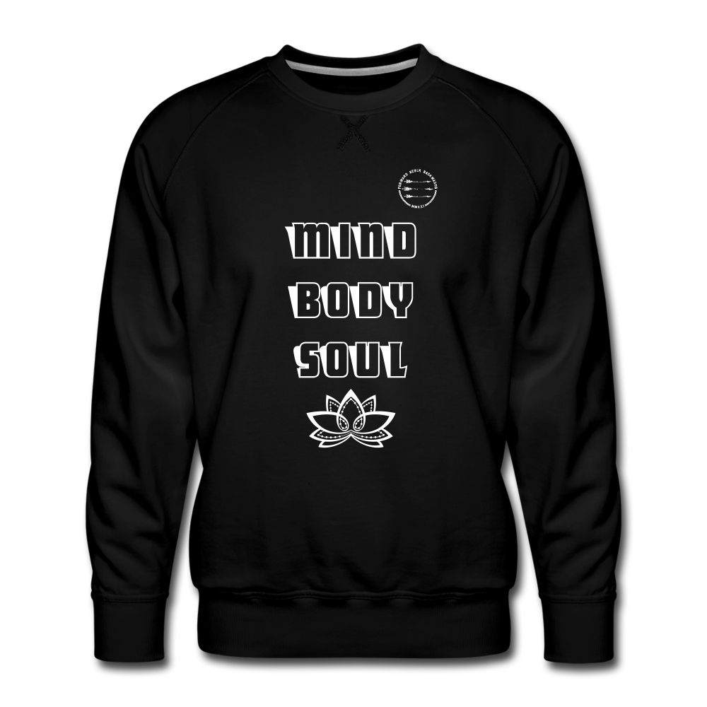 Men’s Mind Body Soul Sweatshirt - black
