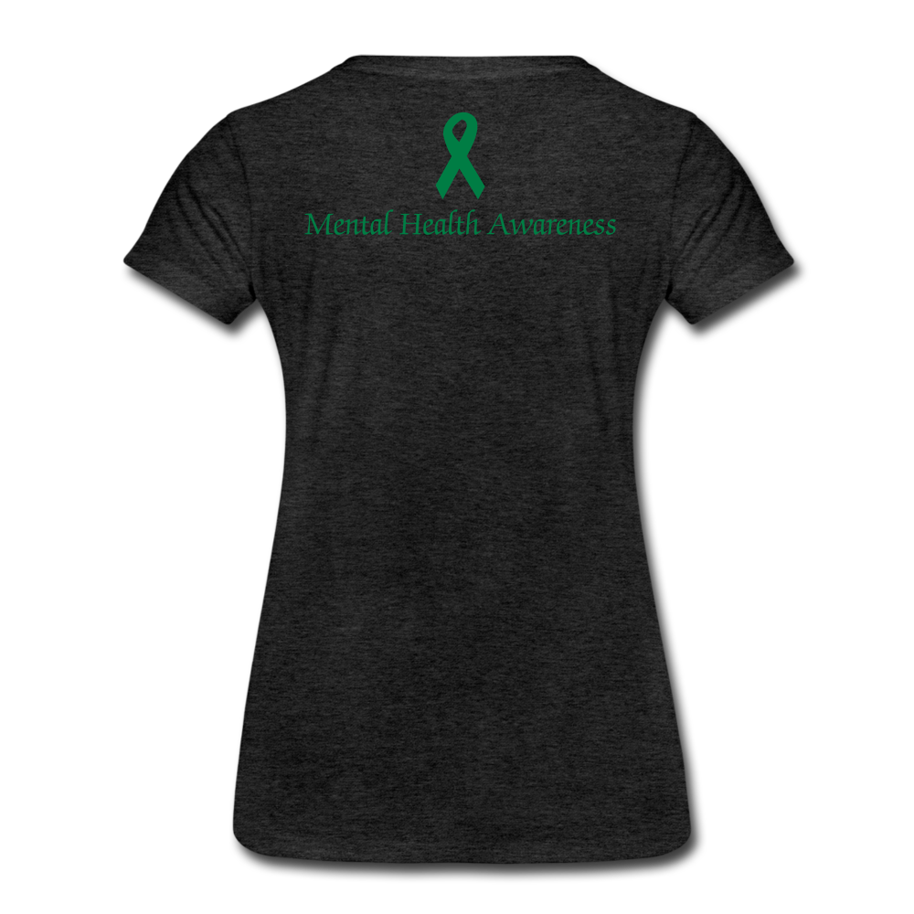 Women’s Mental Health Awareness T-Shirt - charcoal grey