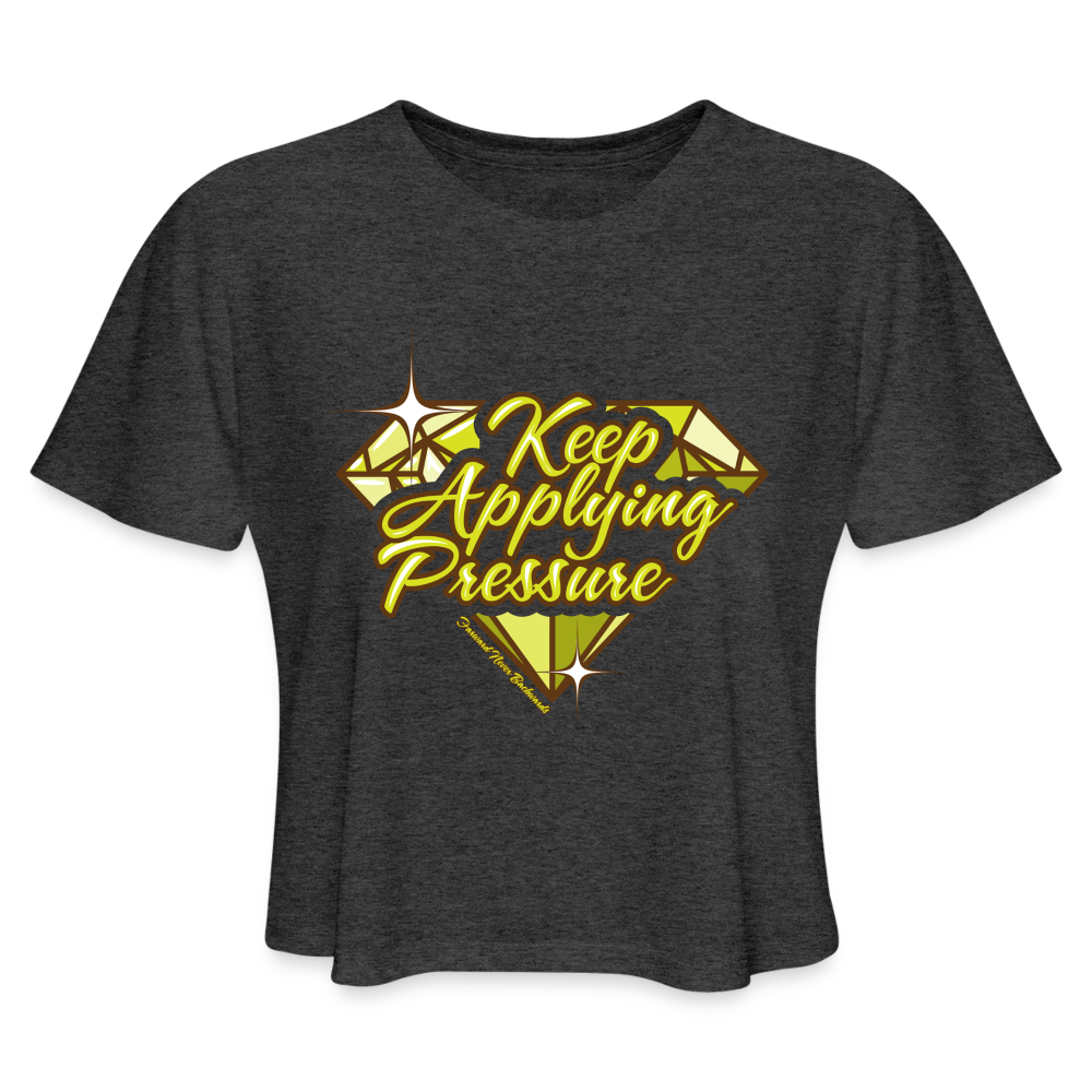 KAP Cropped T-Shirt - deep heather