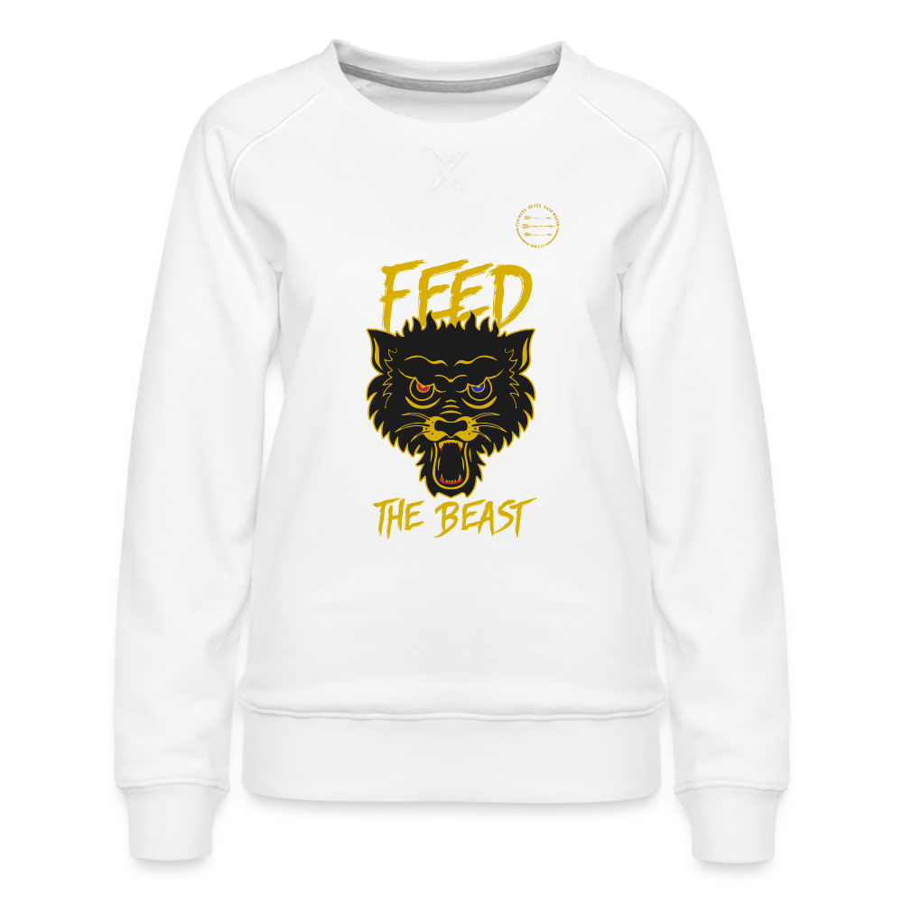 Women’s Feed the Beast Sweatshirt - white