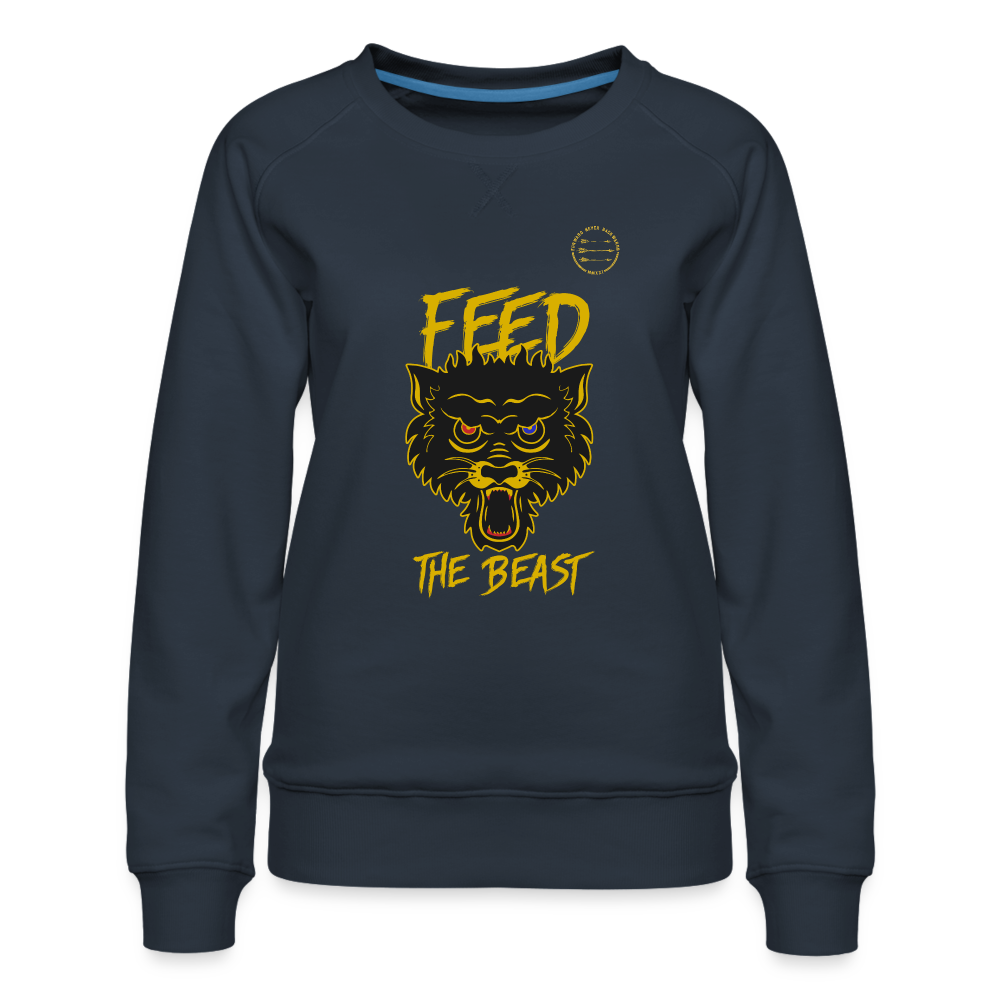 Women’s Feed the Beast Sweatshirt - navy