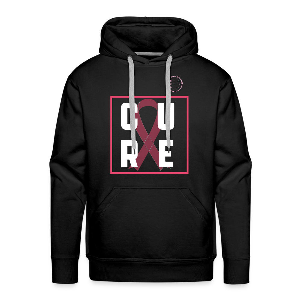 Men’s Breast Cancer Hoodie - black