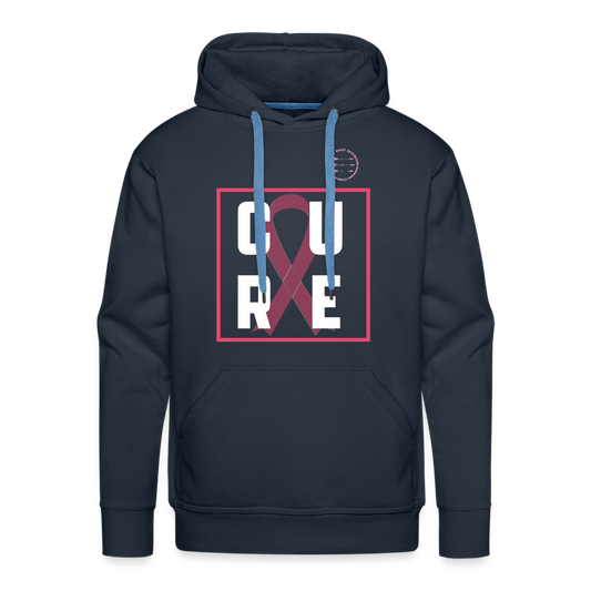 Men’s Breast Cancer Hoodie - navy