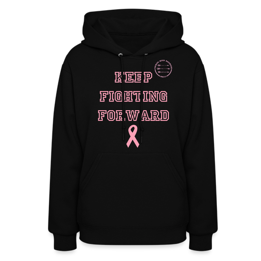 Women's Keep Fighting Forward Hoodie - black