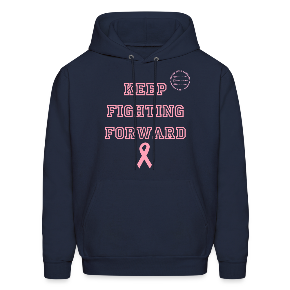 Men's Keep Fighting Forward Hoodie - navy