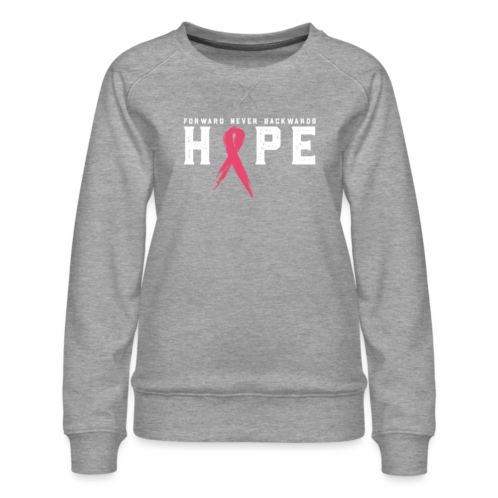 Women’s Breast Cancer Sweatshirt - heather grey