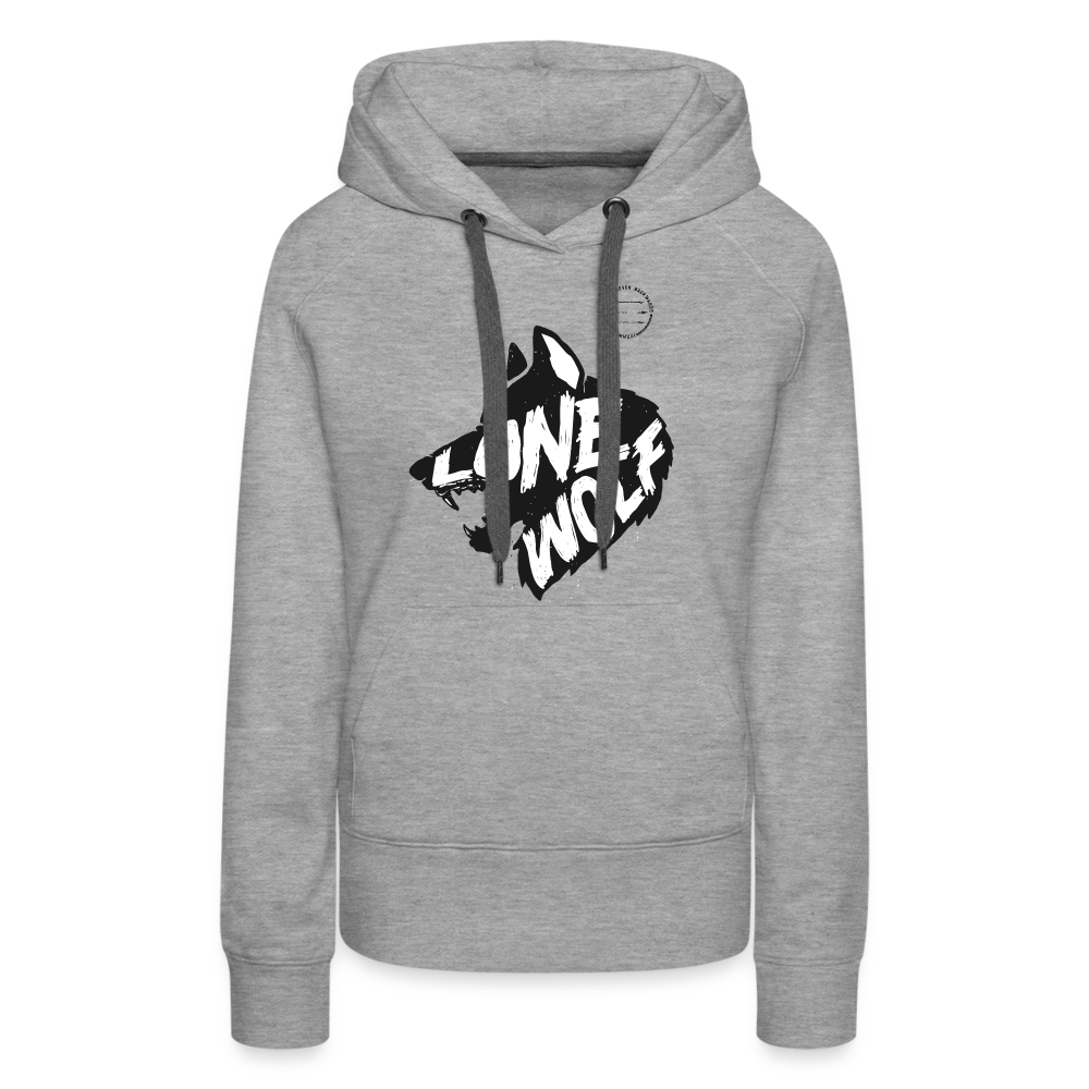 Women’s Lone Wolf Hoodie - heather grey