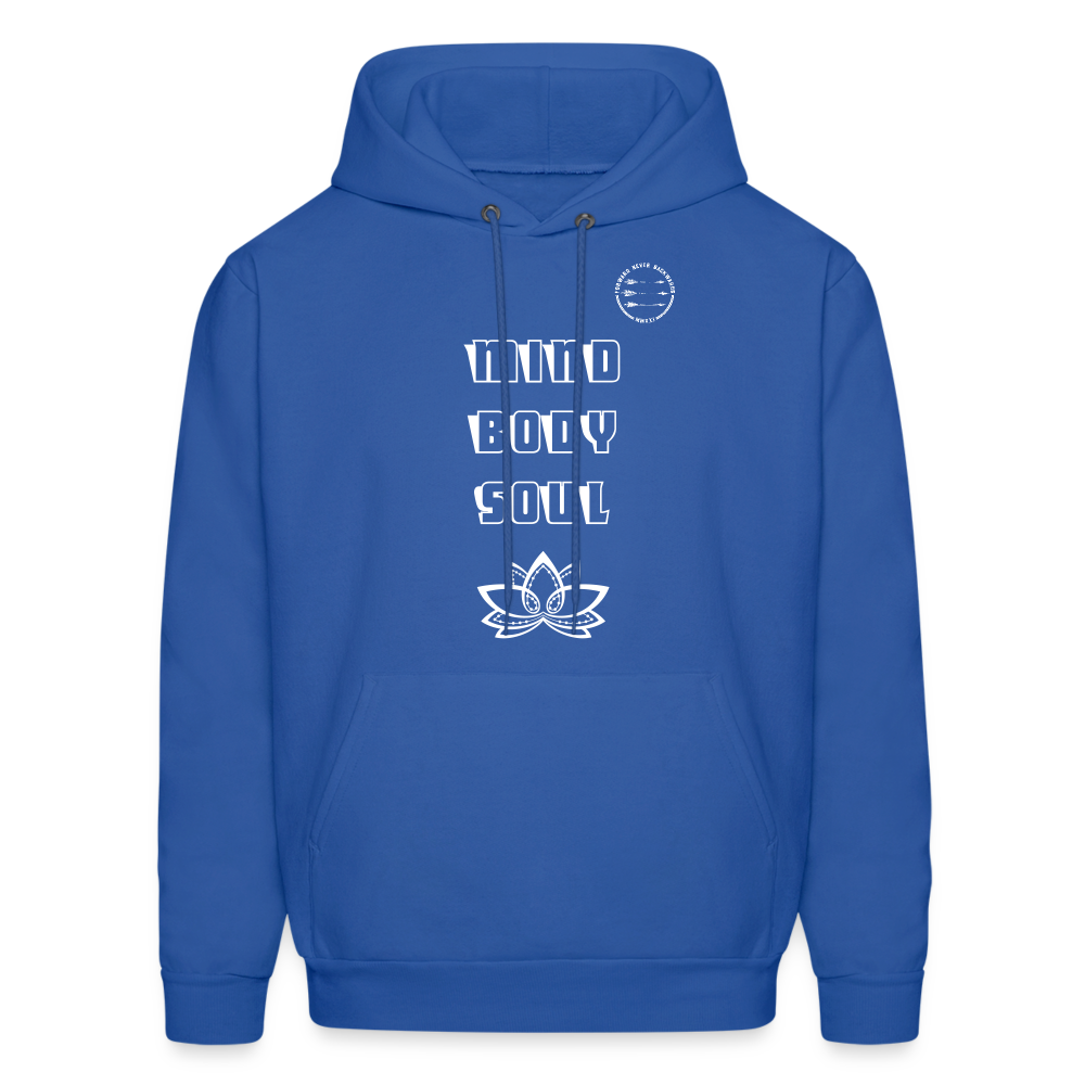 Men's Mind Body Soul Hoodie - royal blue