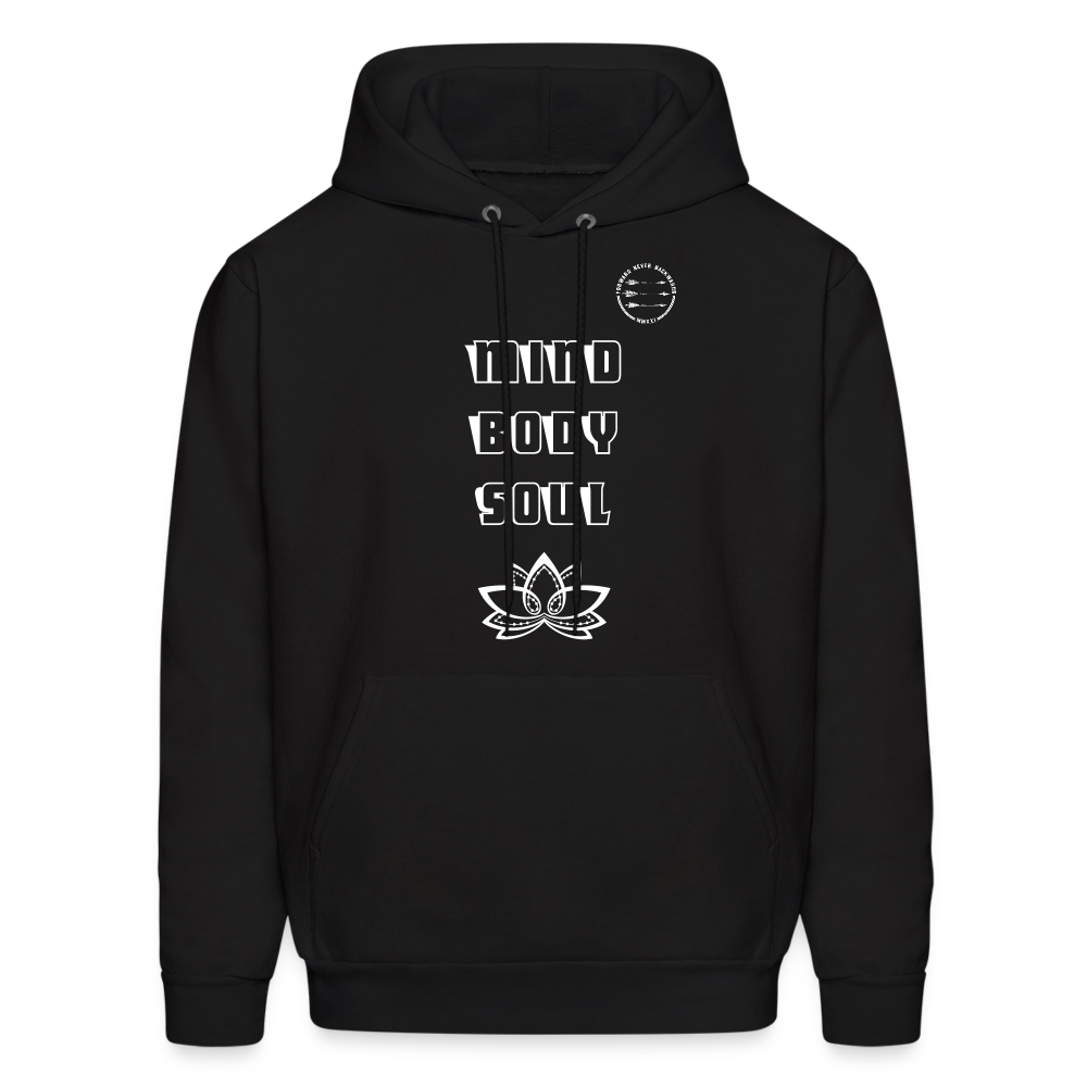Men's Mind Body Soul Hoodie - black