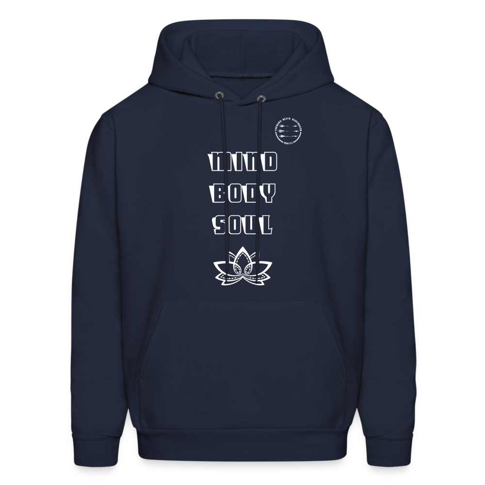 Men's Mind Body Soul Hoodie - navy
