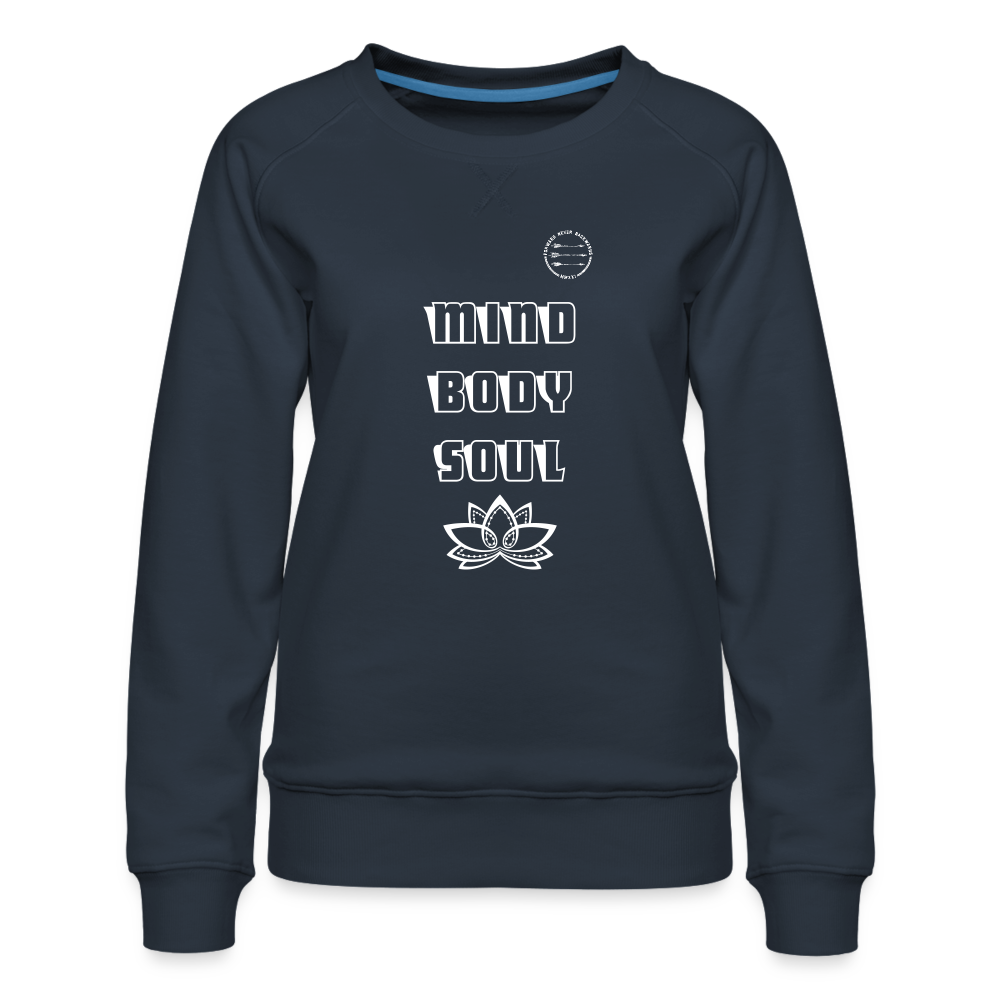 Women’s Mind Body Soul Sweatshirt - navy