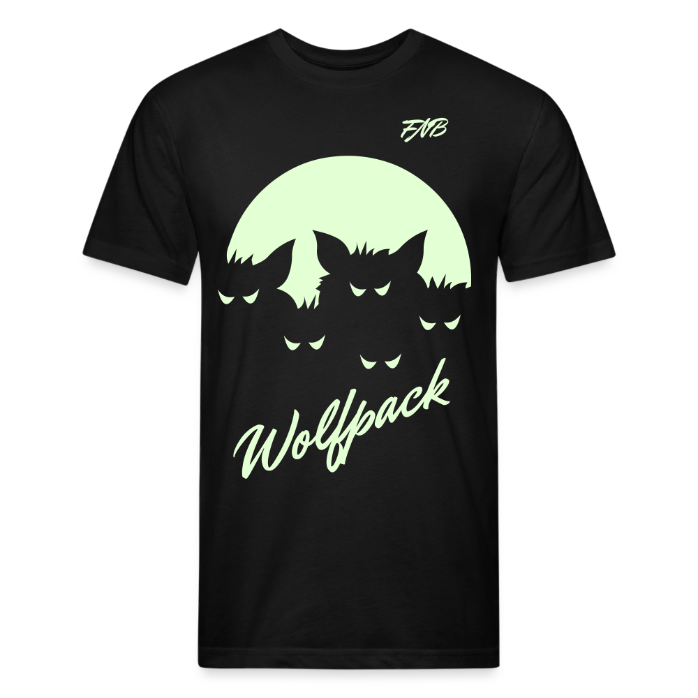 FNB Wolfpack T-Shirt Glow in the Dark - black