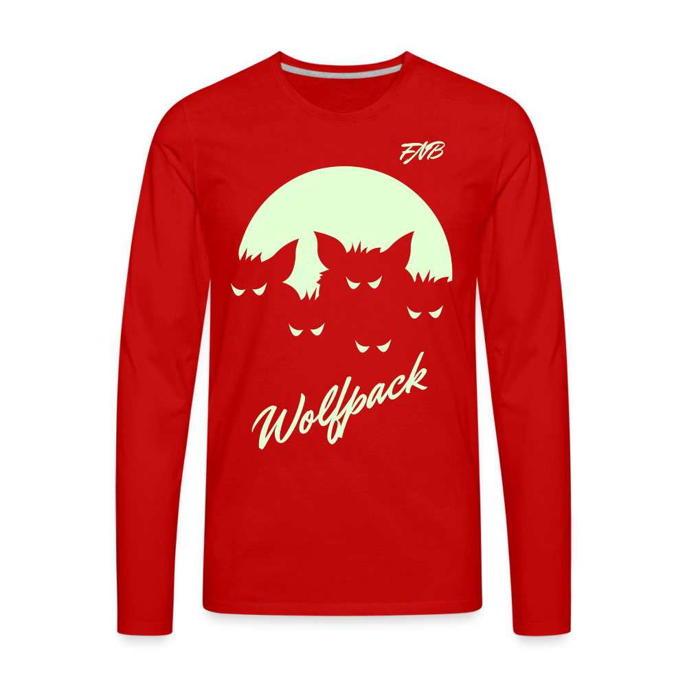 Men's Wolfpack Long Sleeve - red