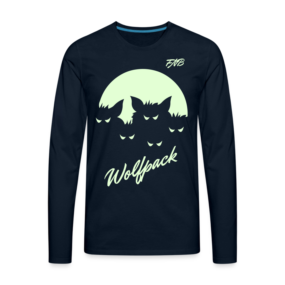 Men's Wolfpack Long Sleeve - deep navy