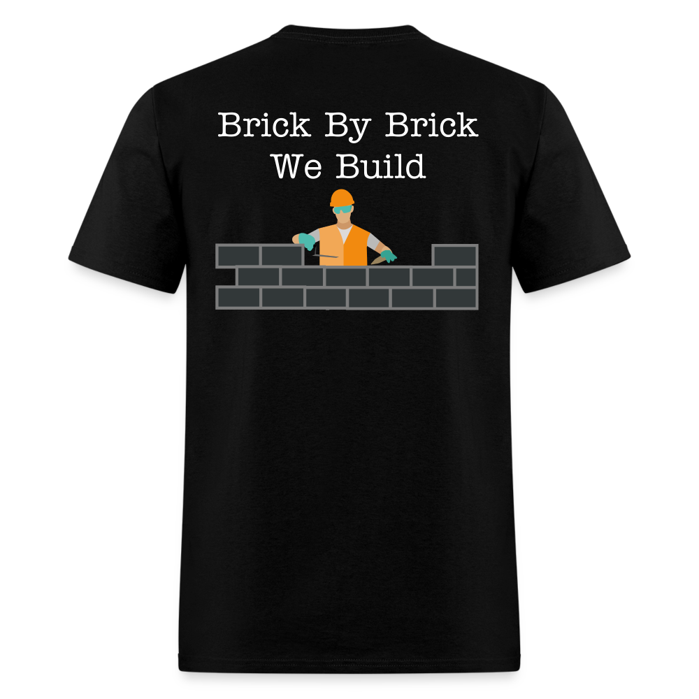 Brick by Brick T-shirt - black