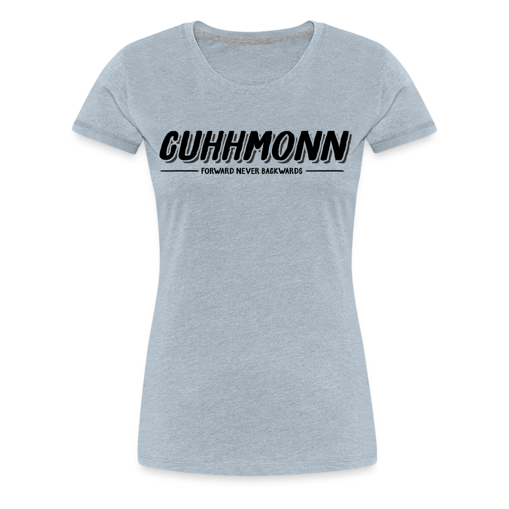 Woman's Cuhhmonn  T-shirt - heather ice blue