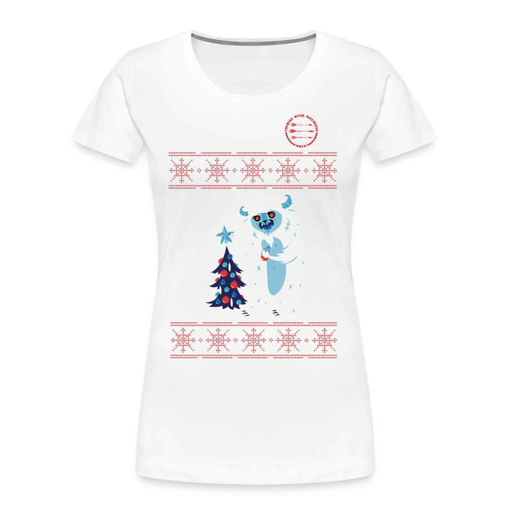 Women’s Ugly Christmas T-Shirt - white