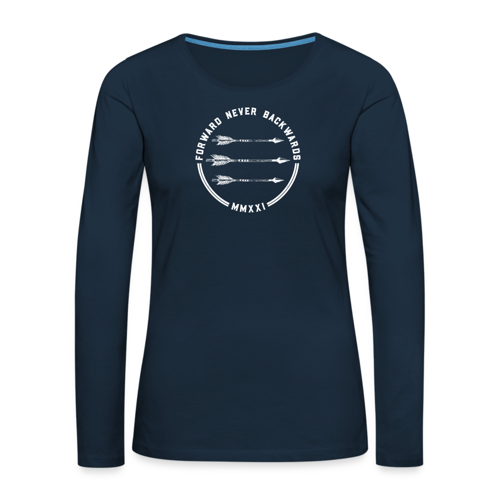 Women's FNB Long Sleeve T-Shirt - deep navy