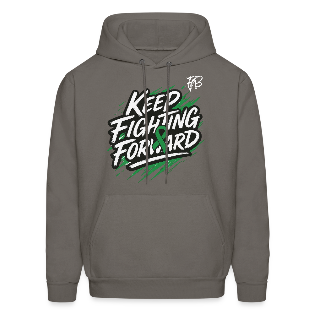 Keep Fighting Forward Hoodie - asphalt gray