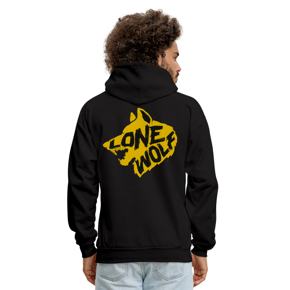 Lone Wolf Hoodie - black