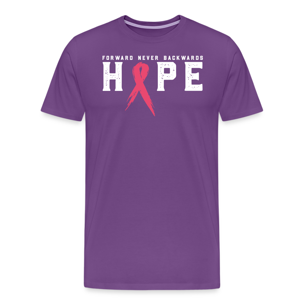 Men's Breast Cancer T-Shirt - purple