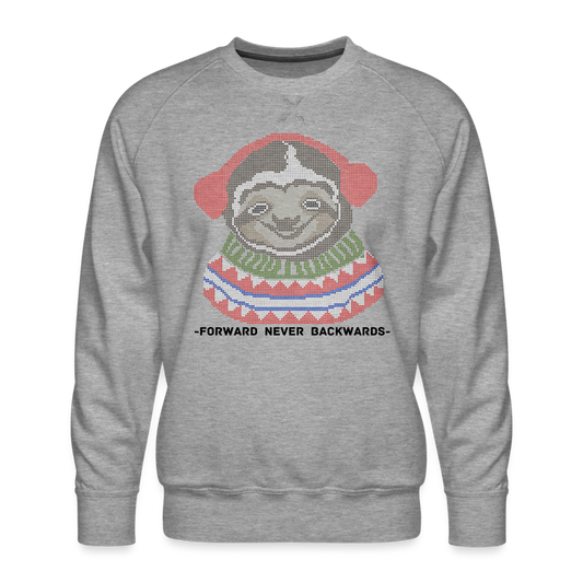 Men’s Ugly Christmas Sweatshirt - heather grey