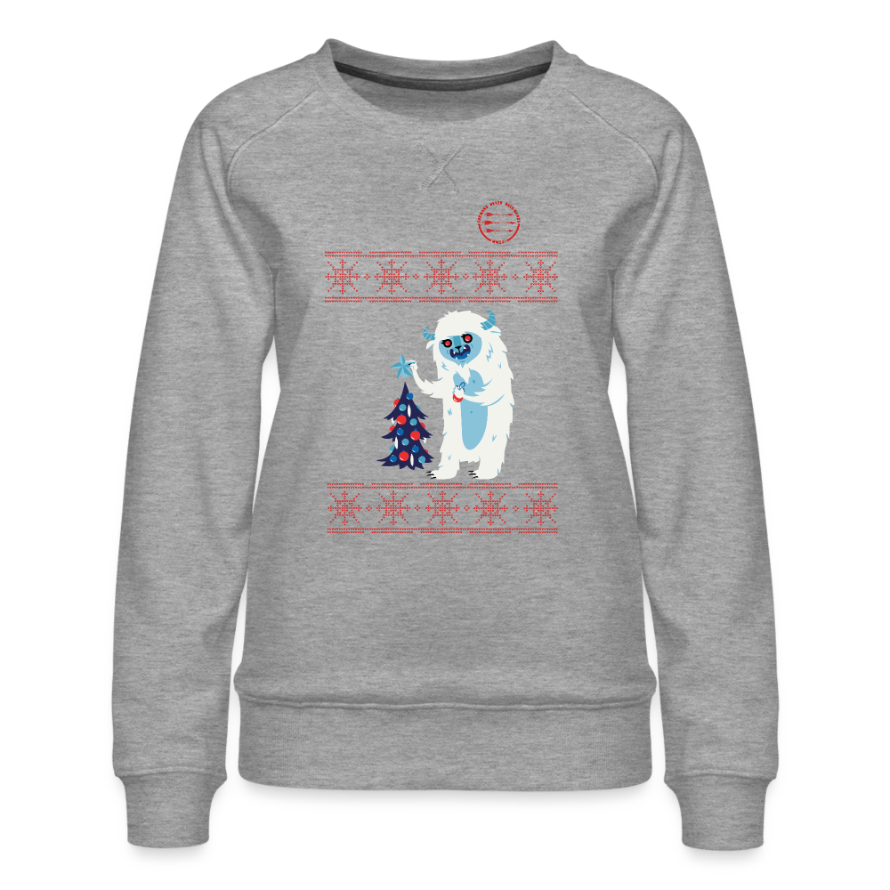 Women’s Ugly Christmas Sweatshirt - heather grey