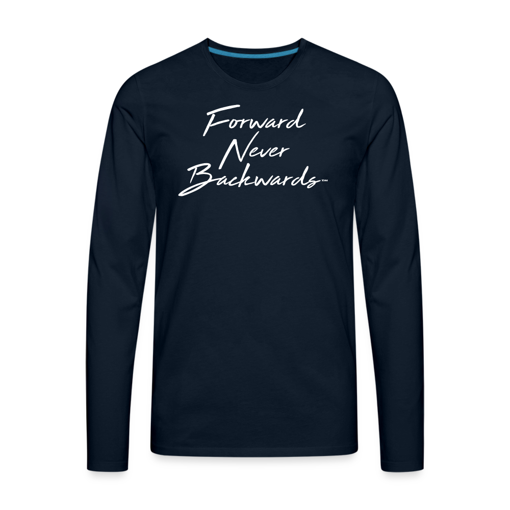 Men's Long Sleeve T-Shirt - deep navy