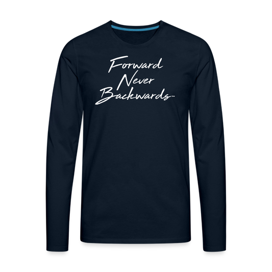 Men's Long Sleeve T-Shirt - deep navy