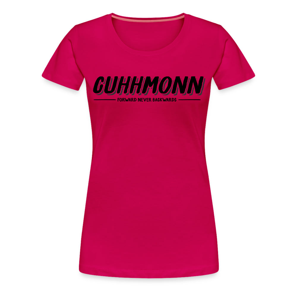 Woman's Cuhhmonn  T-shirt - dark pink