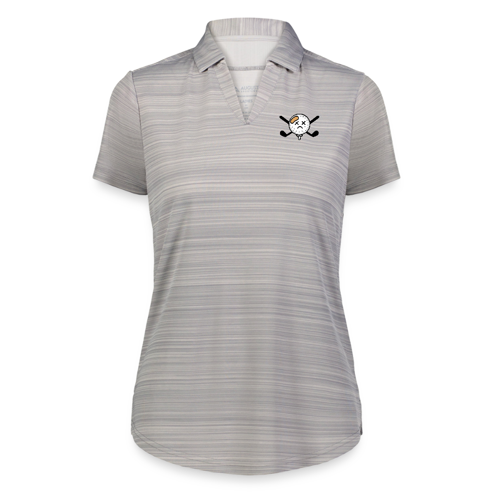 Ladies Free Mulligans Polo - athletic gray
