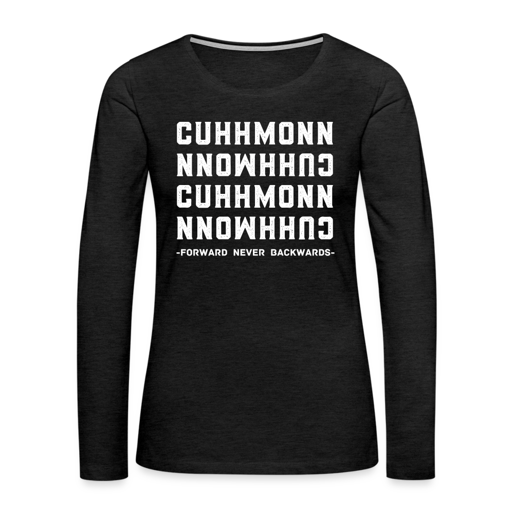 Women's Cuhhmonn Long Sleeve T-Shirt - charcoal grey