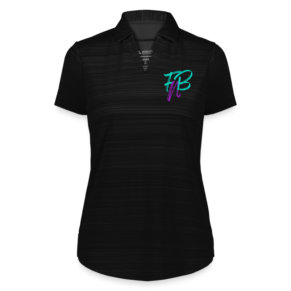 Ladies Suicide Prevention Polo - black