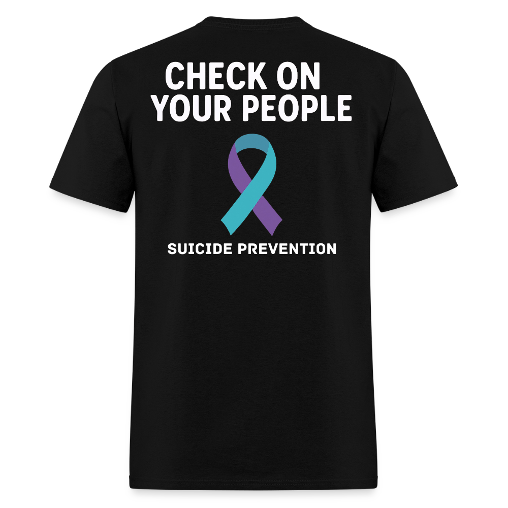 Suicide Prevention T-Shirt - black