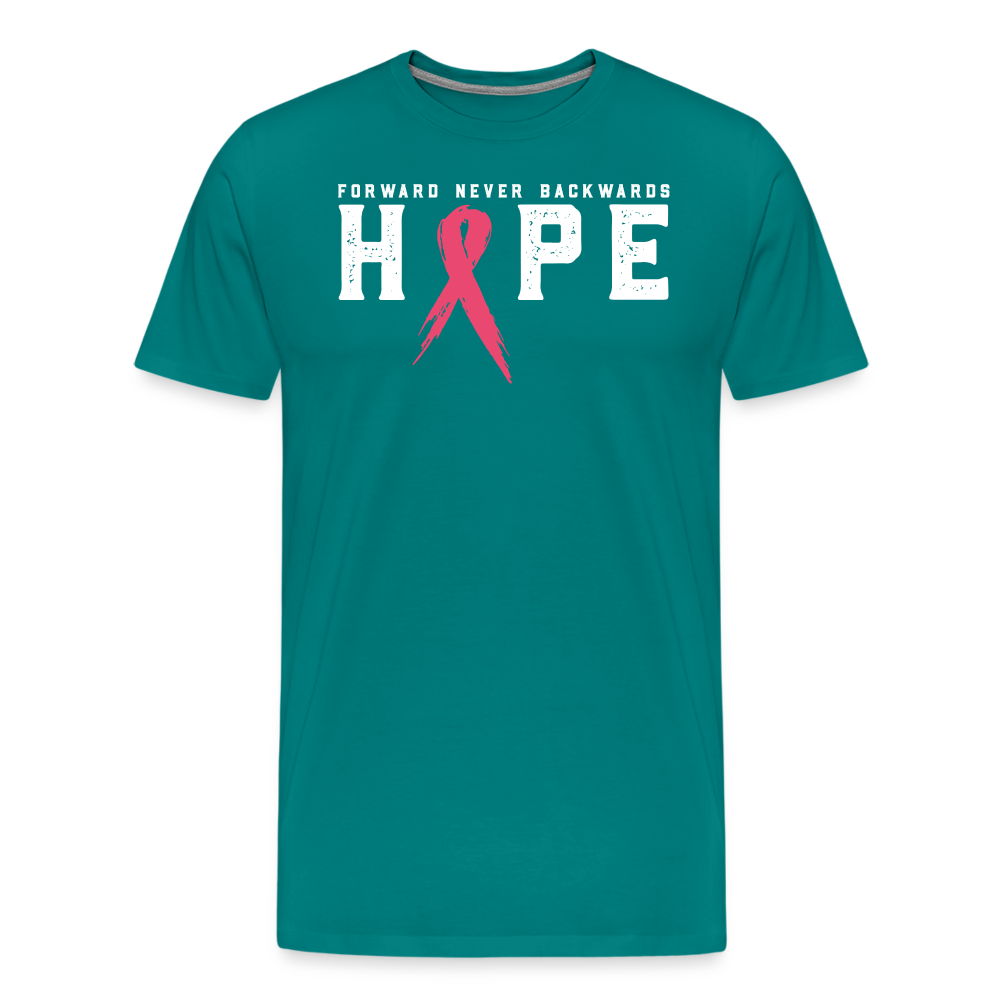 Men's Breast Cancer T-Shirt - teal