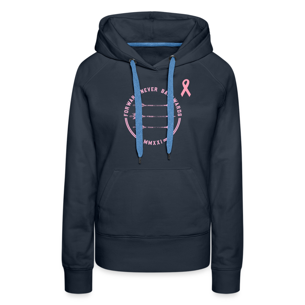 Women’s Breast Cancer Hoodie - navy