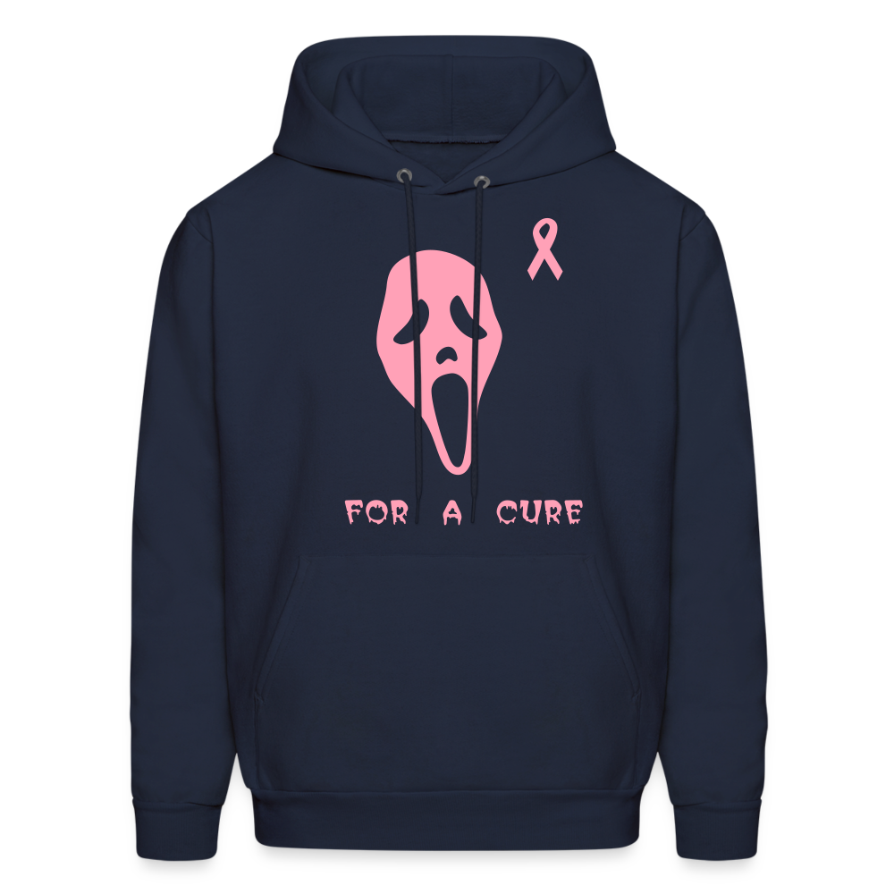 Breast Cancer Halloween Hoodie - navy