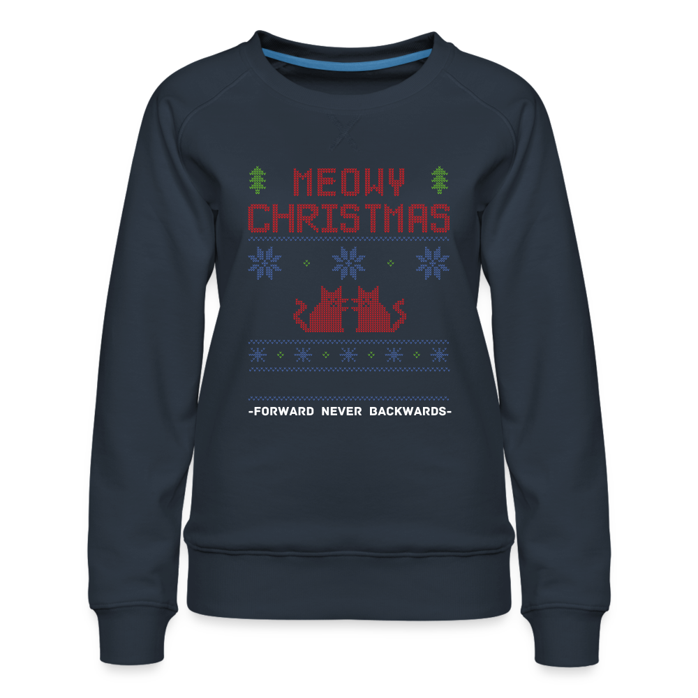 Women’s Ugly Christmas Sweatshirt - navy