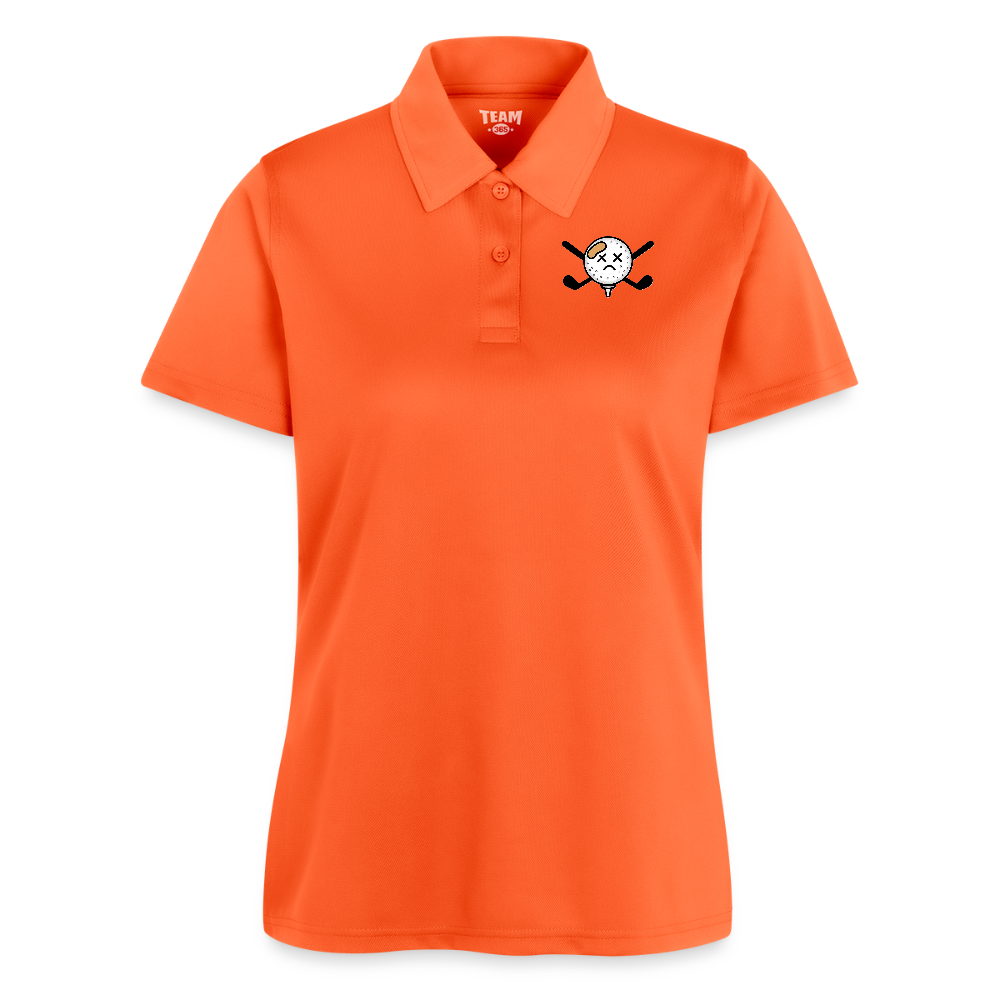 Ladies' Free Mulligans Polo - orange
