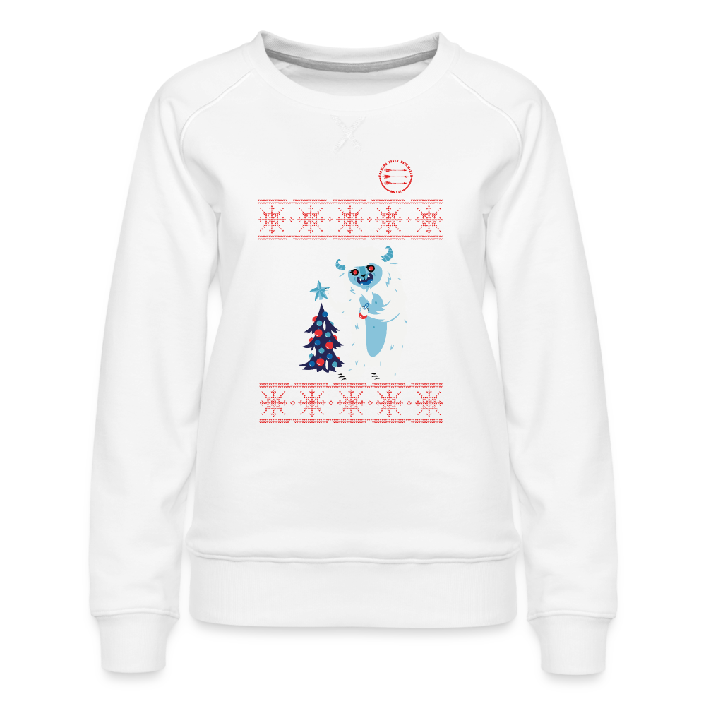 Women’s Ugly Christmas Sweatshirt - white