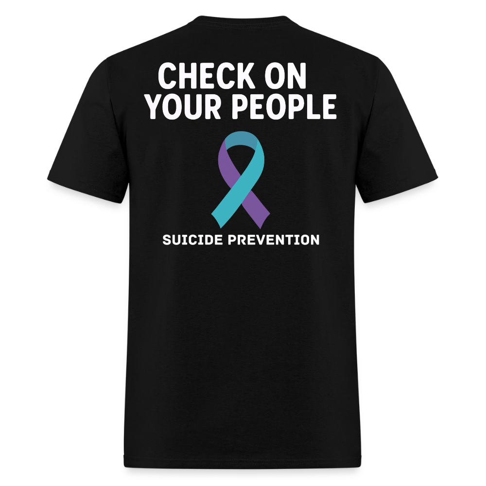 Suicide Prevention T-Shirt - black