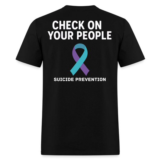 Suicide Prevention T-Shirt - black
