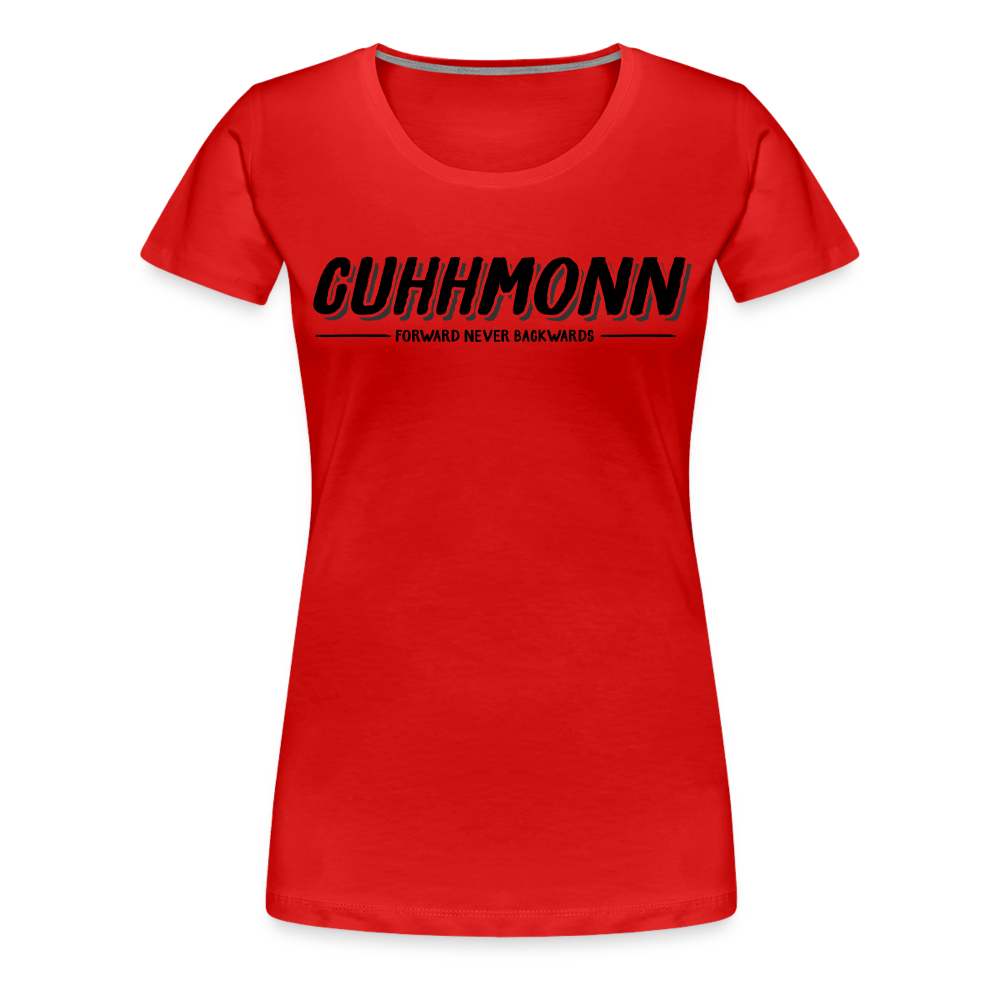 Woman's Cuhhmonn  T-shirt - red