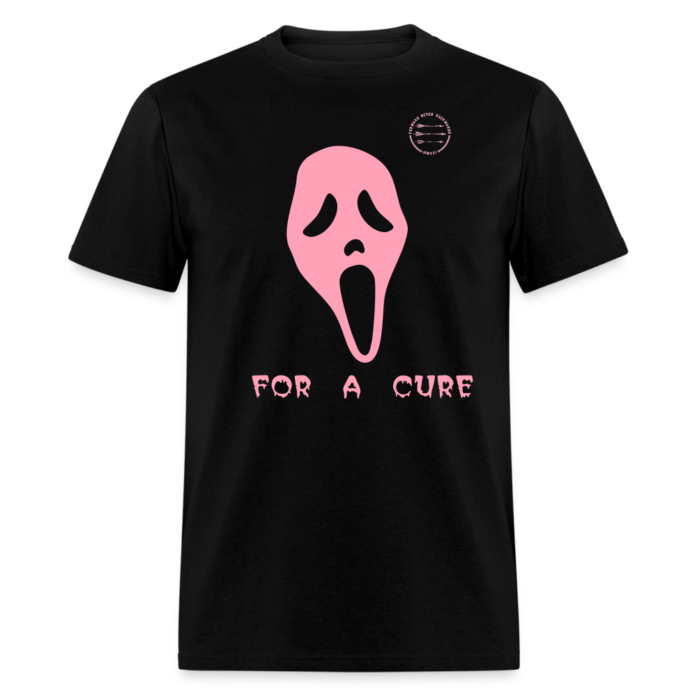 Men's Breast Cancer Halloween T-Shirt - black