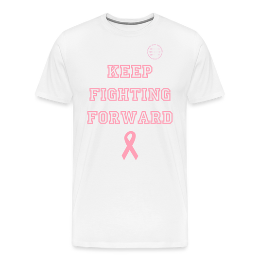 Men's Keep Fighting Forward T-shirt - white