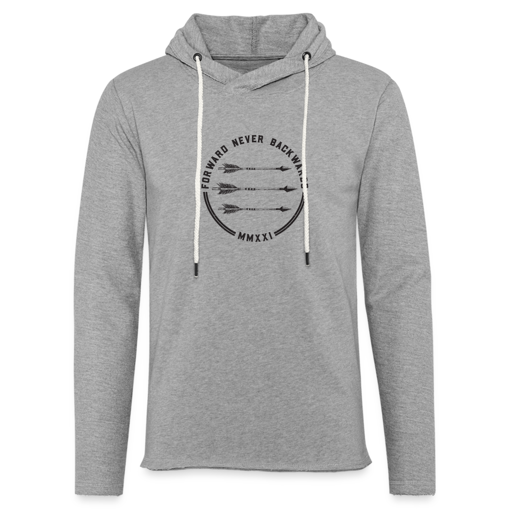 FNB Lightweight Terry Hoodie - heather gray