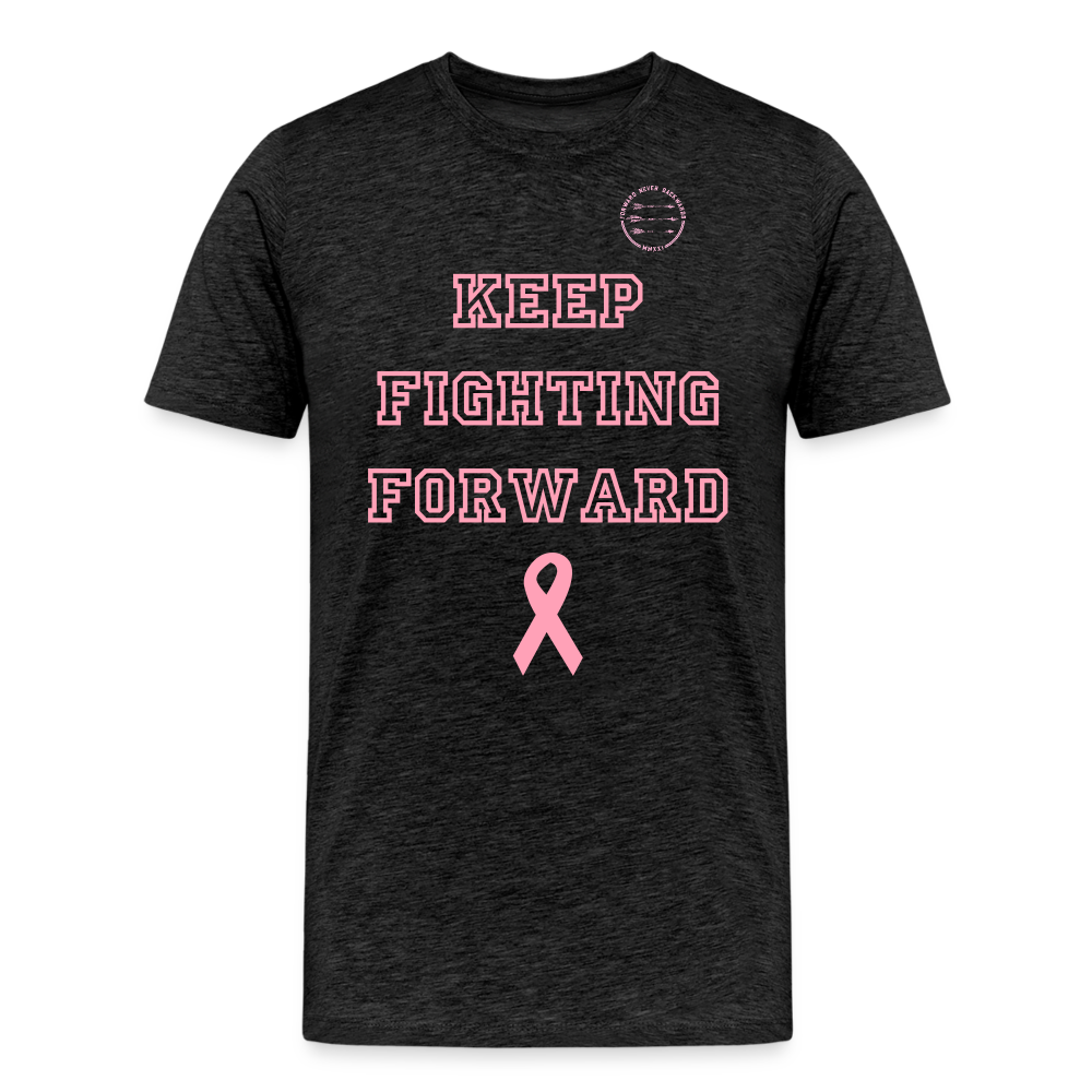 Men's Keep Fighting Forward T-shirt - charcoal grey